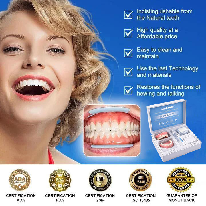 🔥HazyGalaxy™ Custom-Fit Dentures ⏰ ENDS TODAY   70% OFF | Smile with Confidence
