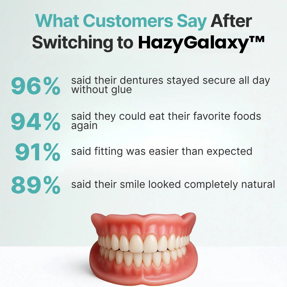 🔥HazyGalaxy™ Custom-Fit Dentures ⏰ ENDS TODAY   70% OFF | Smile with Confidence