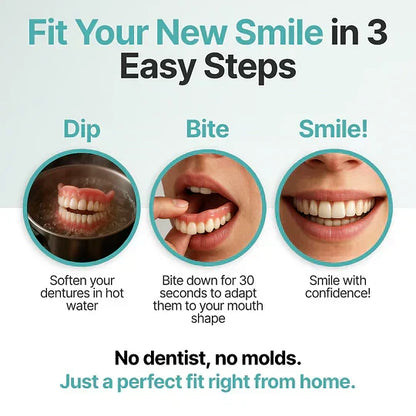🔥HazyGalaxy™ Custom-Fit Dentures ⏰ ENDS TODAY   70% OFF | Smile with Confidence