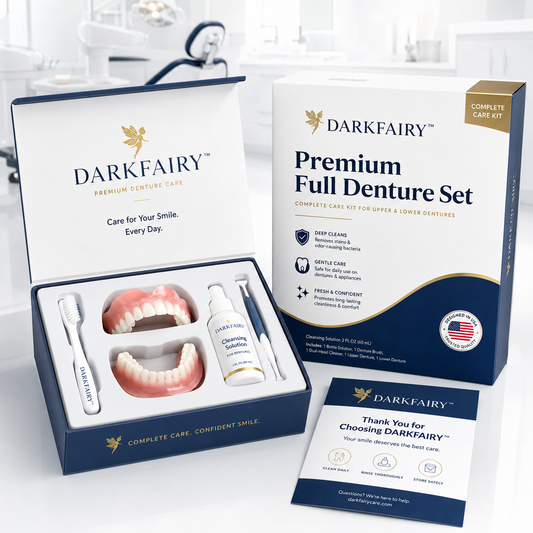 🔥Ends Today: 70% OFF!🦷HazyGalaxy™ Custom-Fit Full Functional Dentures Make you more confident